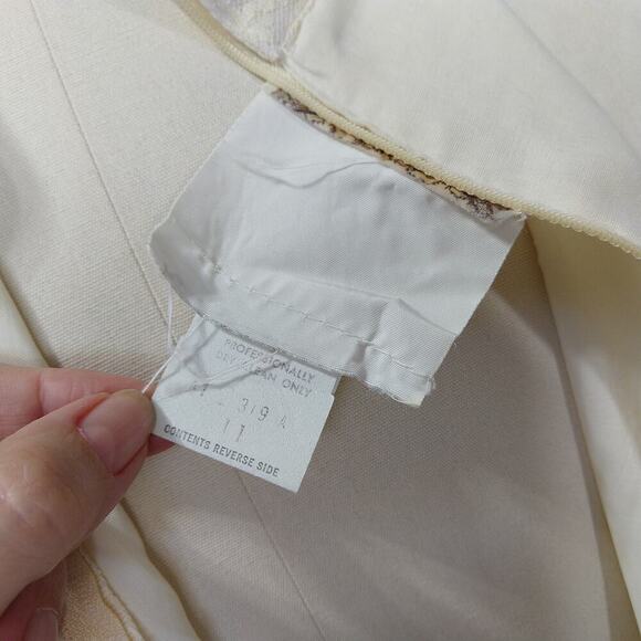 Gunne Sax Ivory Victorian Style Prairie Dress Size 11 M Vintage 70s Wedding - Picture 8 of 9